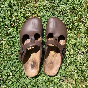 Birkenstock Brown Mules & Clogs